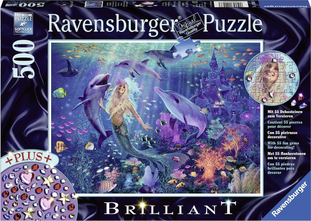   puzzel Zeemeermin briljant - legpuzzel - 500 stukjes