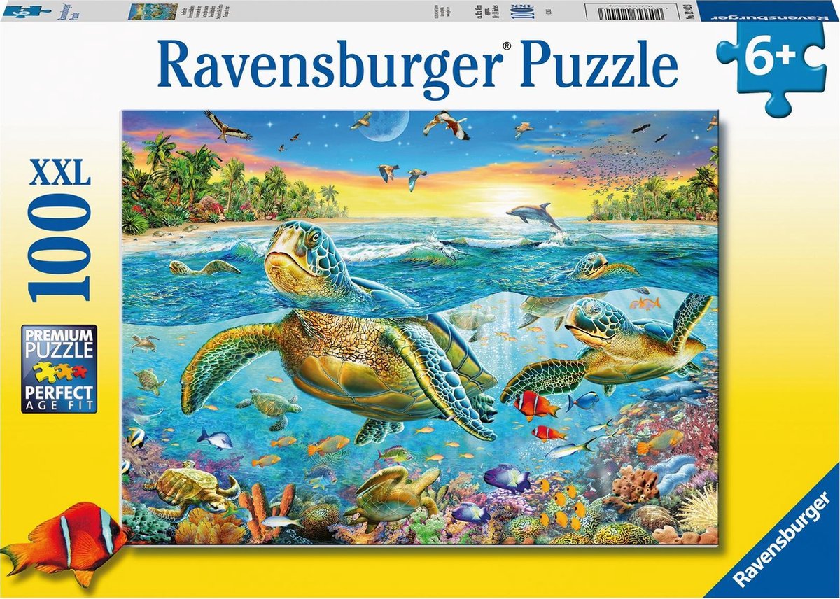   puzzel Zeeschildpadden - Legpuzzel - 100 stukjes