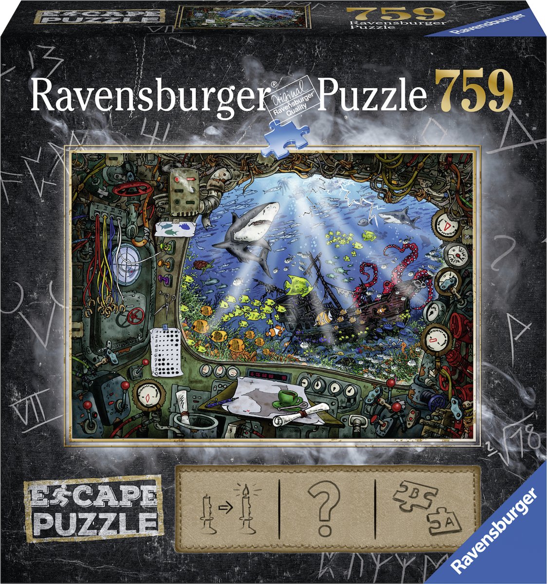   puzzel escape 4 Submarine - 759 stukjes