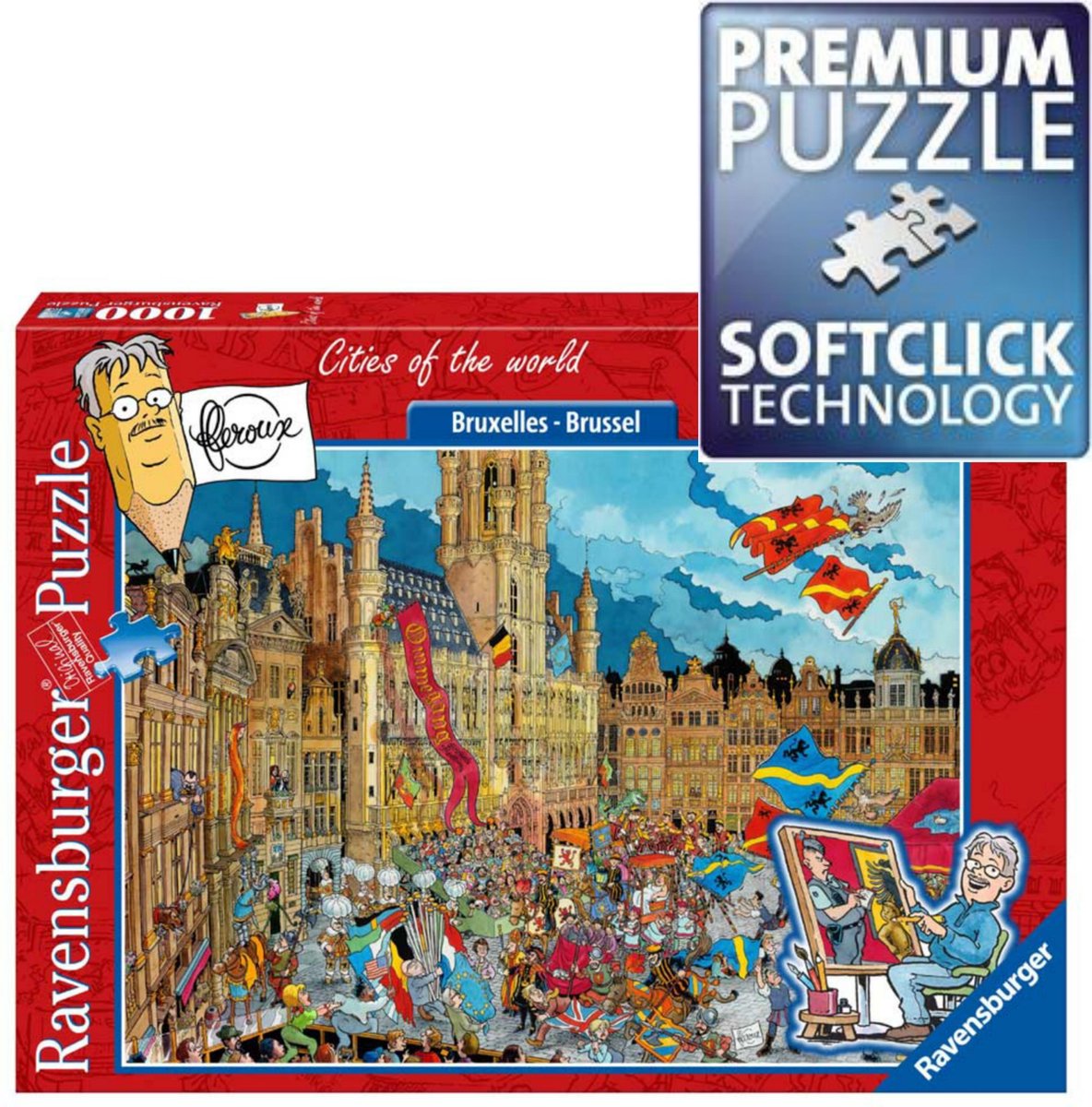   puzzel fleroux Brussel bruxelles legpuzzel 925 stukjes