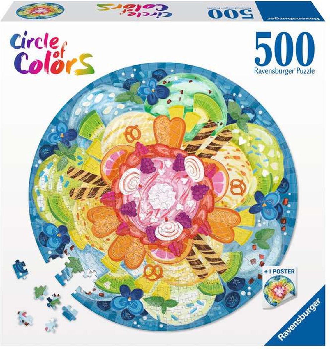   puzzel ice cream - Legpuzzel - 500 stukjes