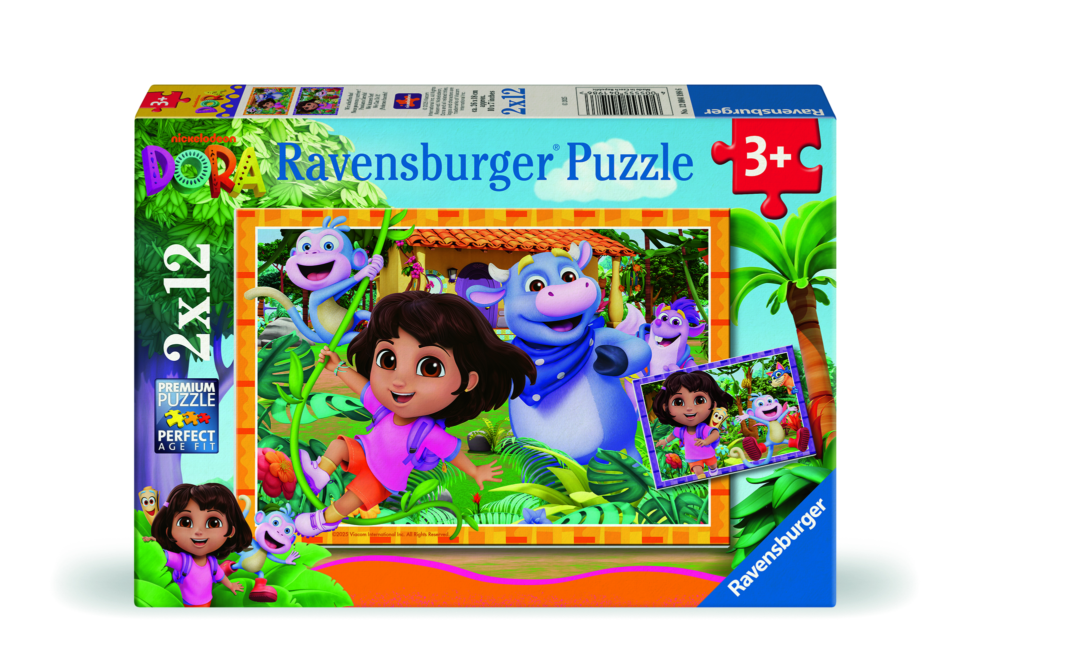   puzzels Dora the Explorer 2x12 stukjes