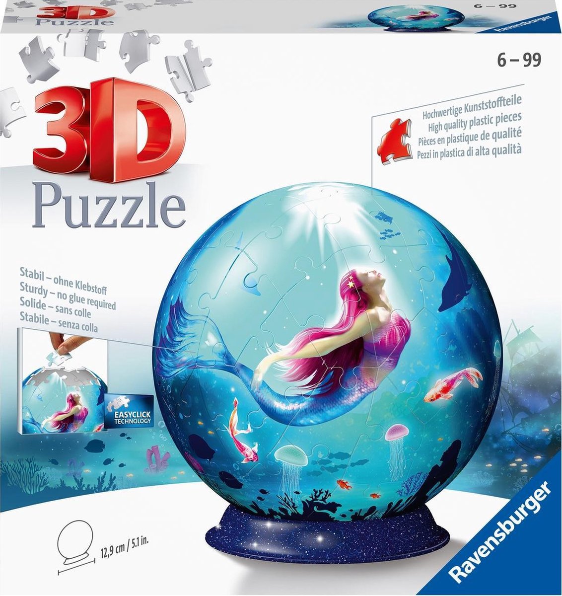   puzzleball Enchanting Mermaids - 3D Puzzel - 72 stukjes