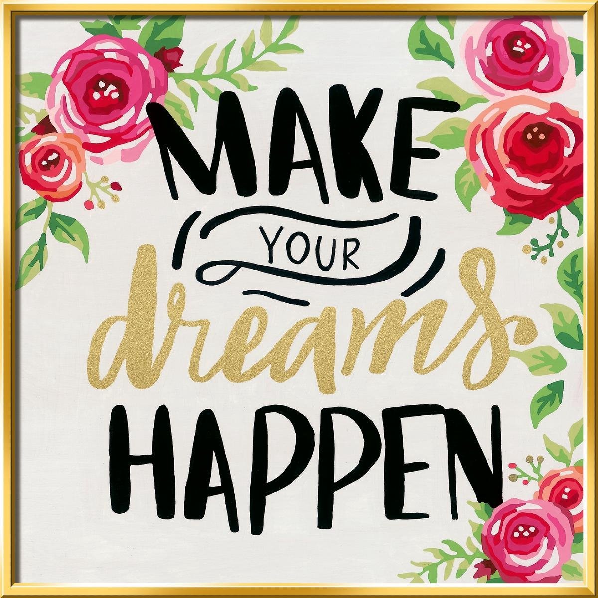   schilderen op nummer Make your dreams happen