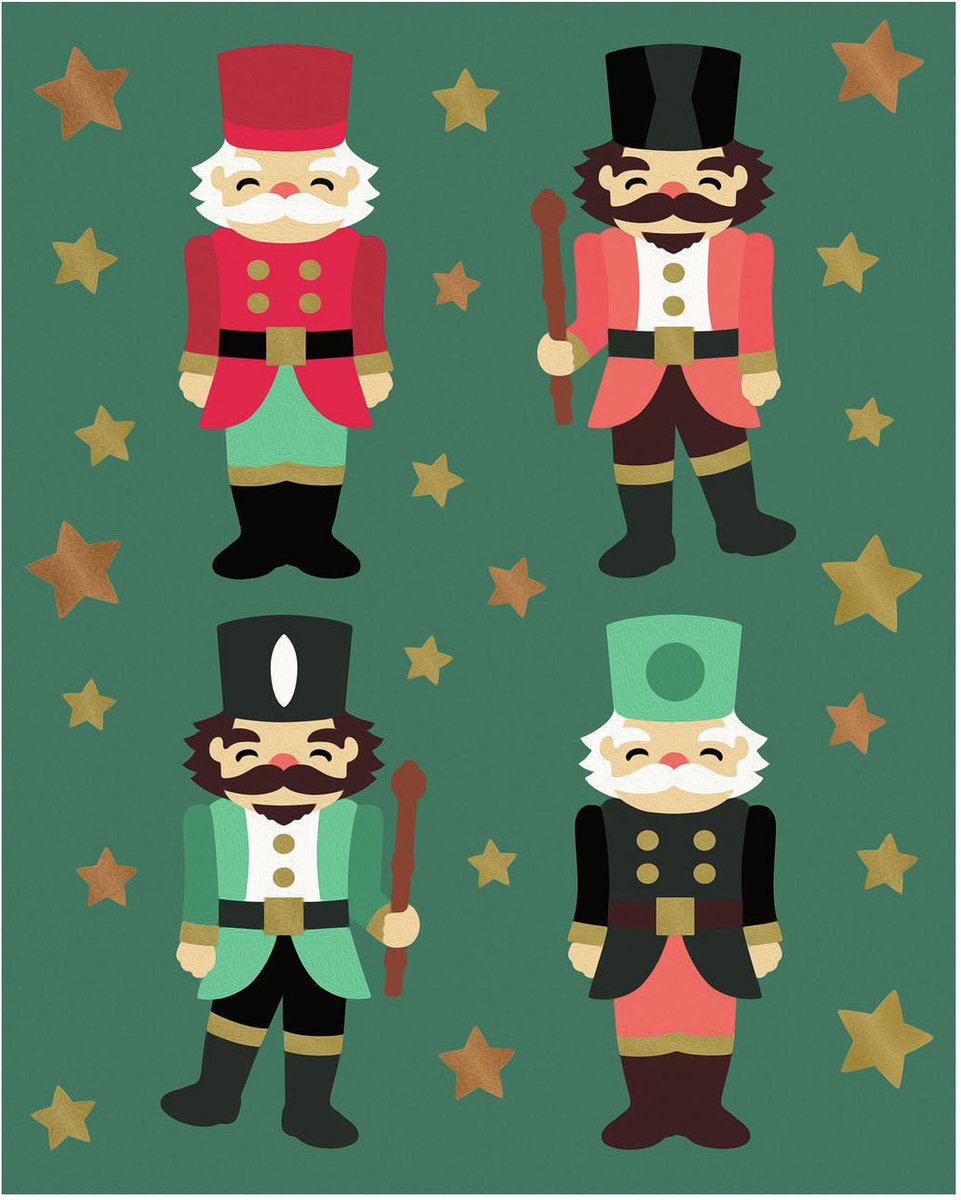   schilderen op nummer kerst - CreArt Christmas Nutcracker.