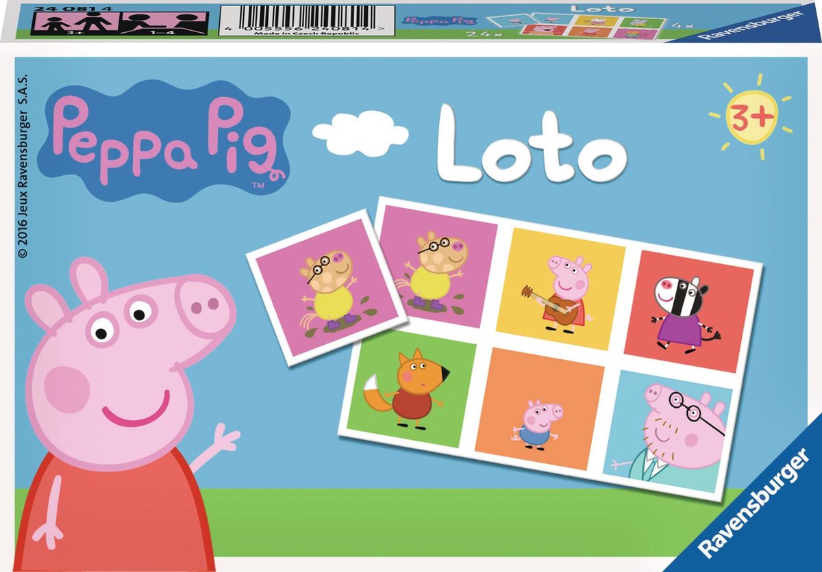   – 24081 – Peppa Wutz Loto Bingospiel (französische Version)