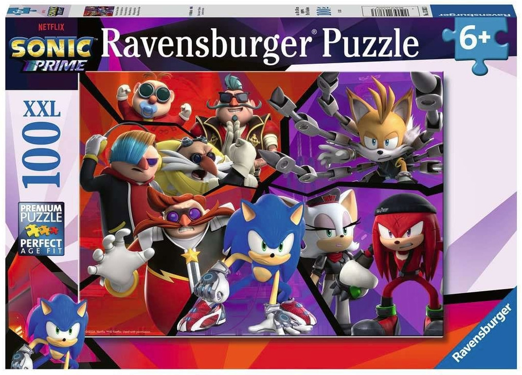 Sonic Prime XXL Puzzle: Sonic in the Shatterverse (100pc)