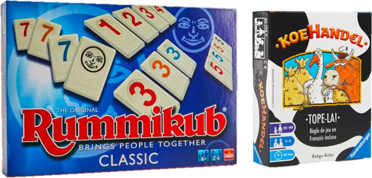 Spelvoordeelset Rummikub Original - Gezelschapsspel &   Koehandel