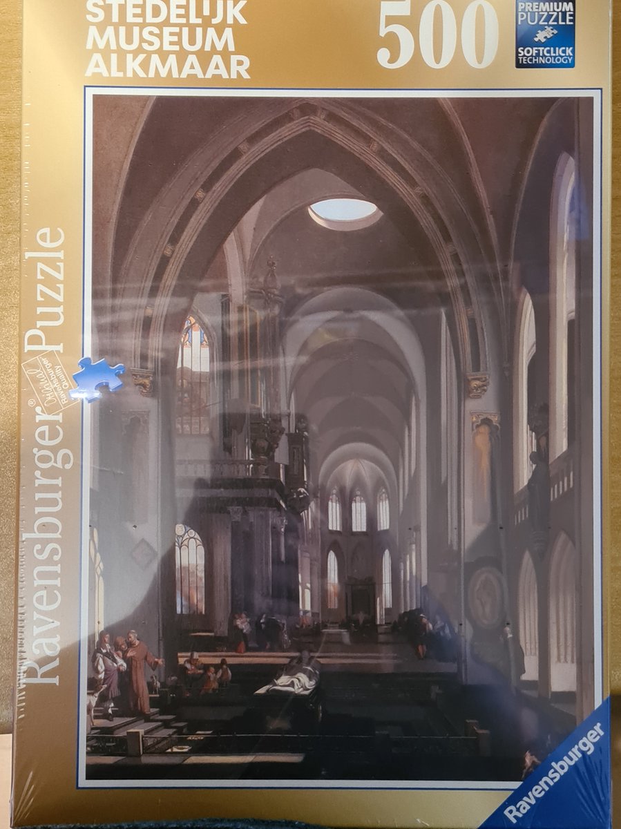Stedelijk museum Alkmaar puzzel 500 stukjes Emanuel de Witte Kerkinterieur