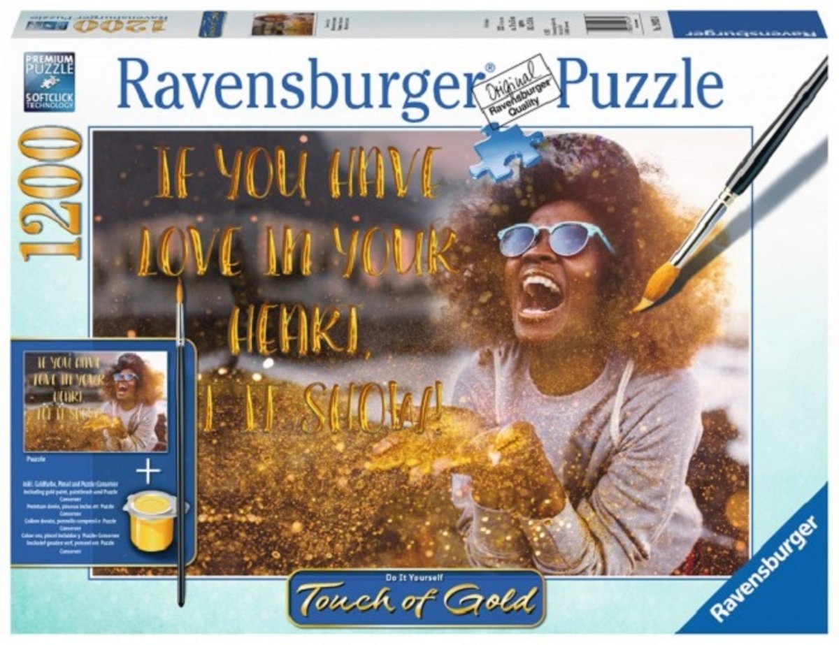 ravensburger puzzle: touch of gold 