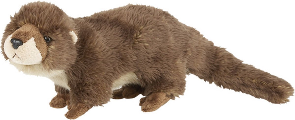 Pluche knuffel dieren Europese Otter 18 cm - Speelgoed knuffelbeesten