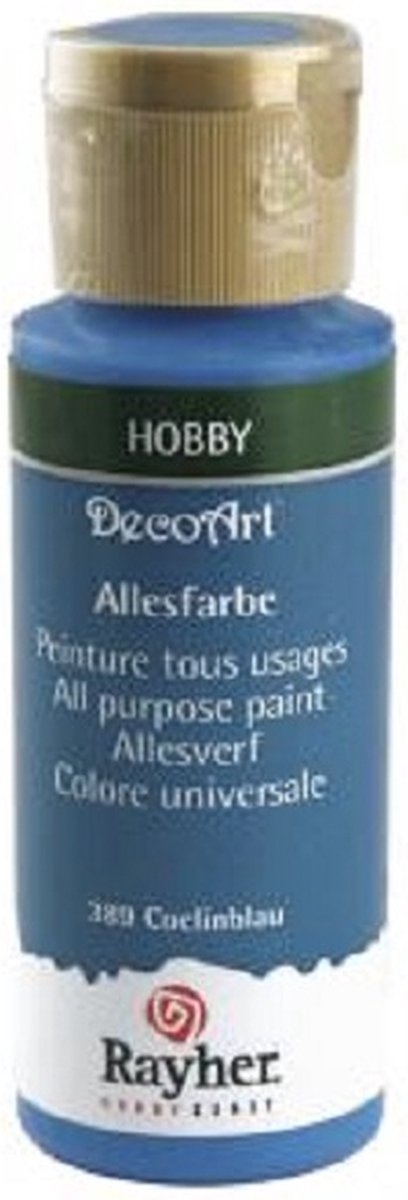 Rayher Acrylic verf 59 ml - Kleur : Colien blauw