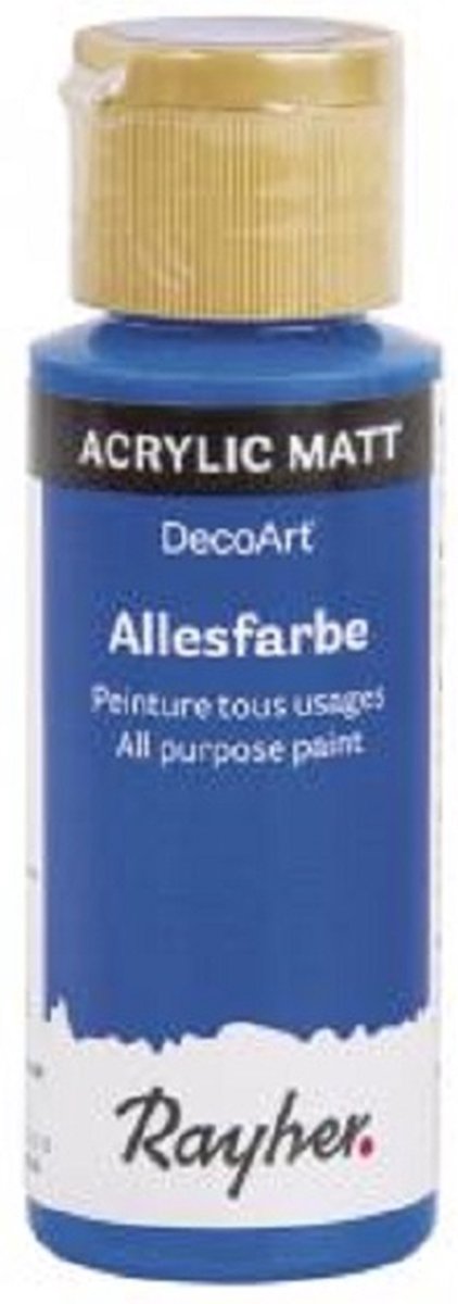 Rayher Acrylic verf 59 ml - Kleur : Echt blauw