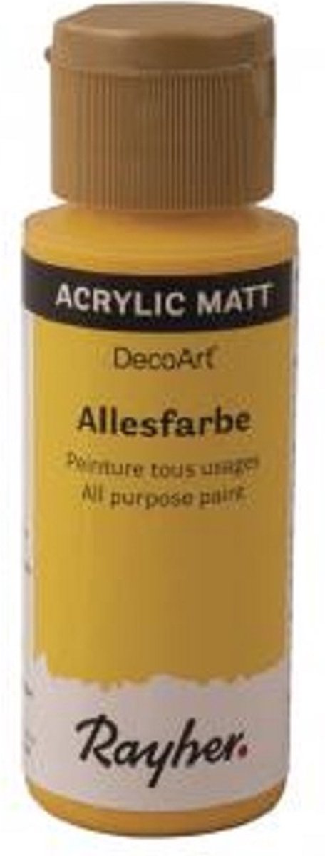 Rayher Acrylic verf 59 ml - Kleur : Goudgeel