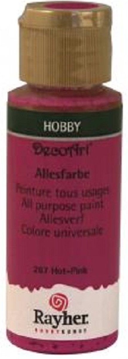 Rayher Acrylic verf 59 ml - Kleur : Hot Pink