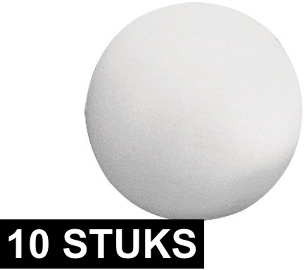 10x stuks Piepschuim ballen/bollen van 3 cm hobby vormen figuren artikelen