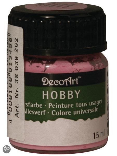 Hobby allesverf lichtroze 15 ml