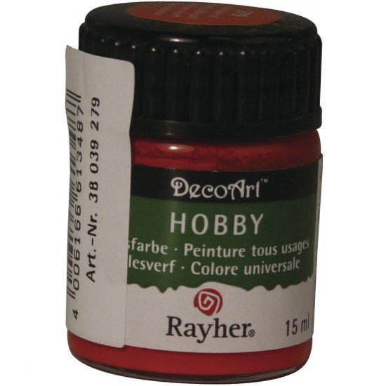 Hobby allesverf wijnrood 15 ml