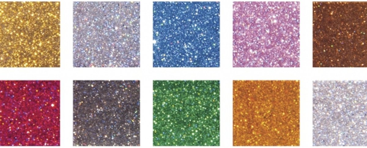 Mozaiek steentjes 300 gram glitter kleuren