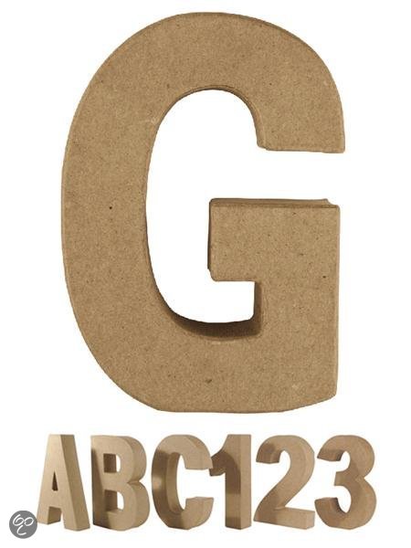 Papier mache letter G