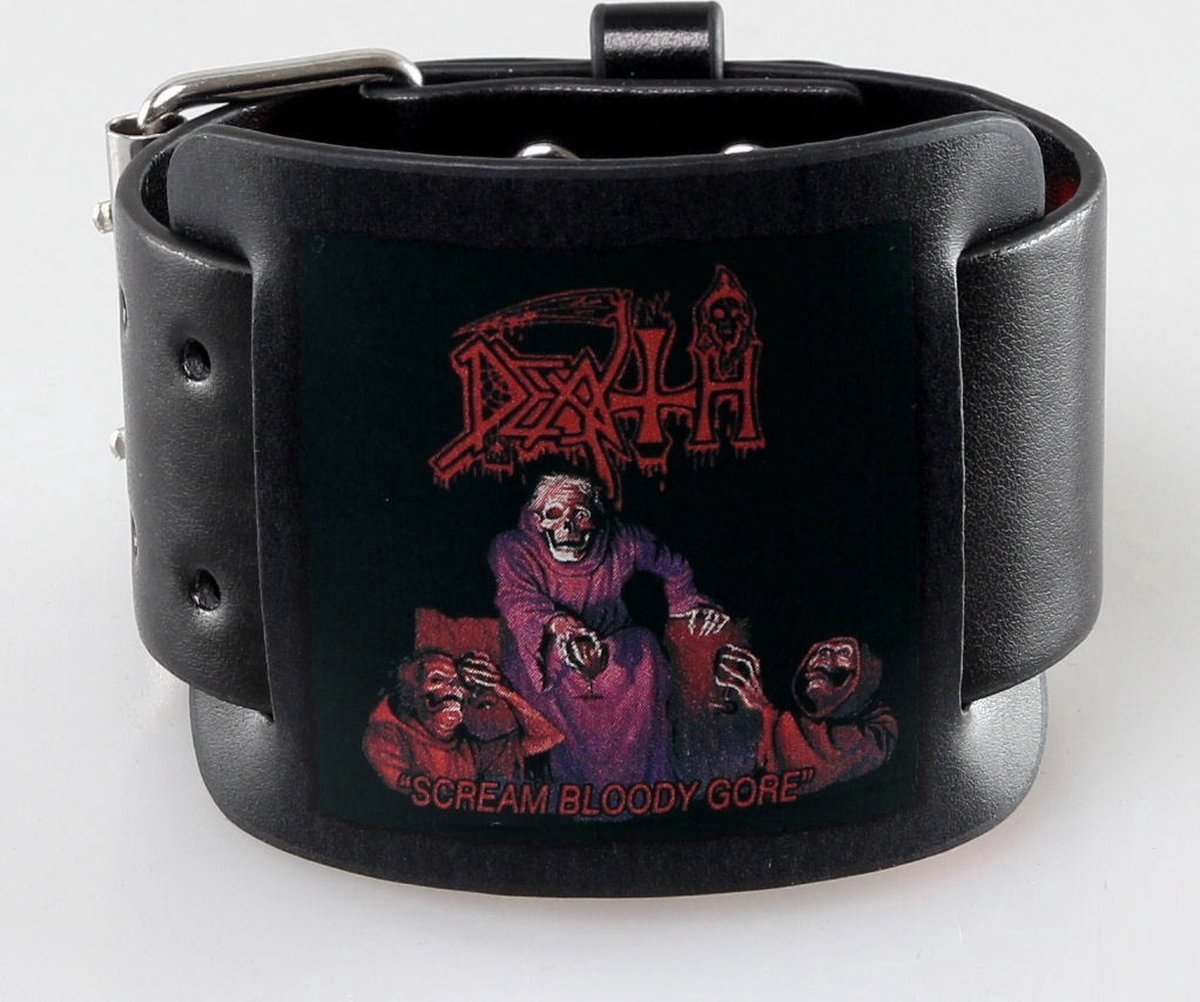 Death - Scream Bloody Gore - Leren Polsband