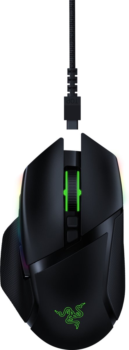 Razer Basilisk Ultimate Chroma + Oplaadstation - Draadloze Optische Gaming Muis - 20000 DPI - Zwart - PC