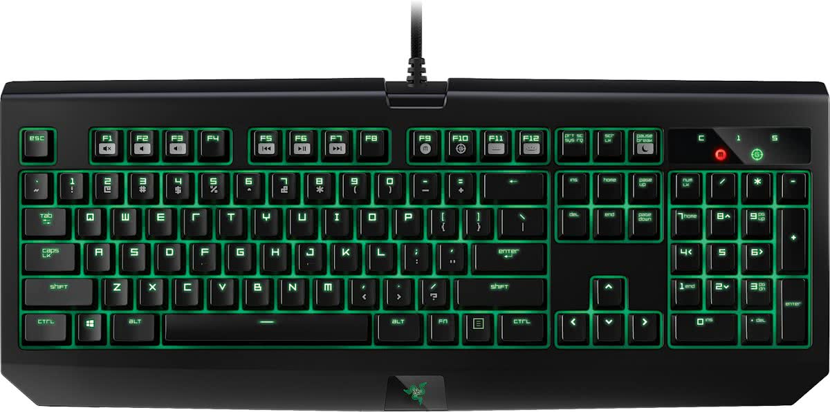 Razer BlackWidow Ultimate 2016 - Qwerty - Green Switch - Mechanische Gaming Toetsenbord