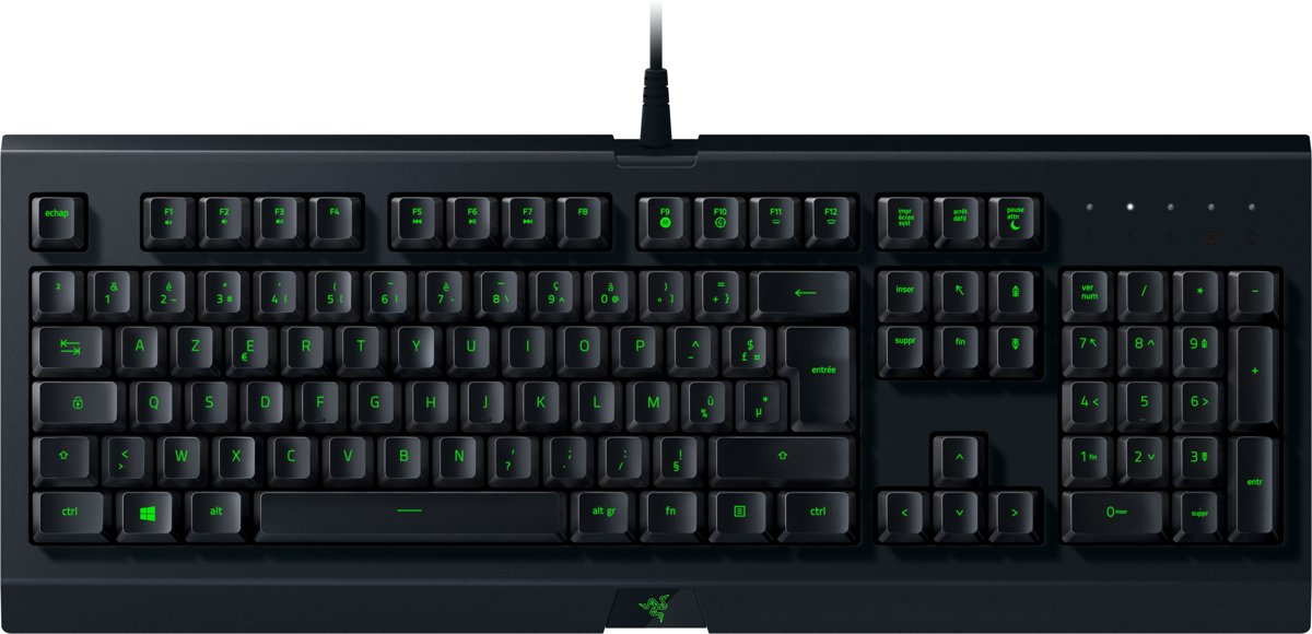 Razer Cynosa Chroma Lite Membraan Gaming Toetsenbord - FR AZERTY - Zwart