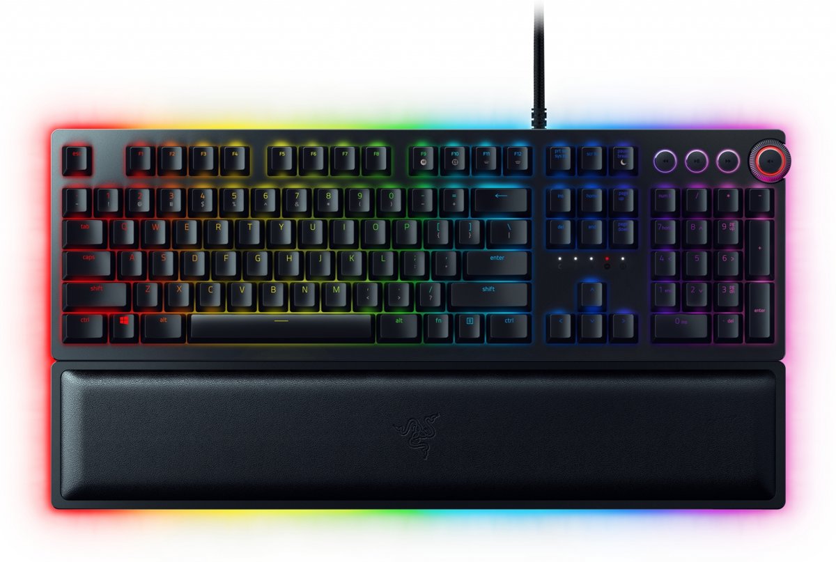 Razer Huntsman Elite Chroma - Qwerty - Liniear Opto Switch - Mechanisch Gaming Toetsenbord