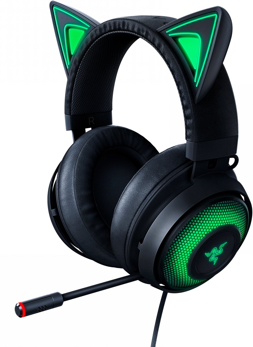 Razer Kraken Gaming Headset Kitty Edition - PC - Zwart