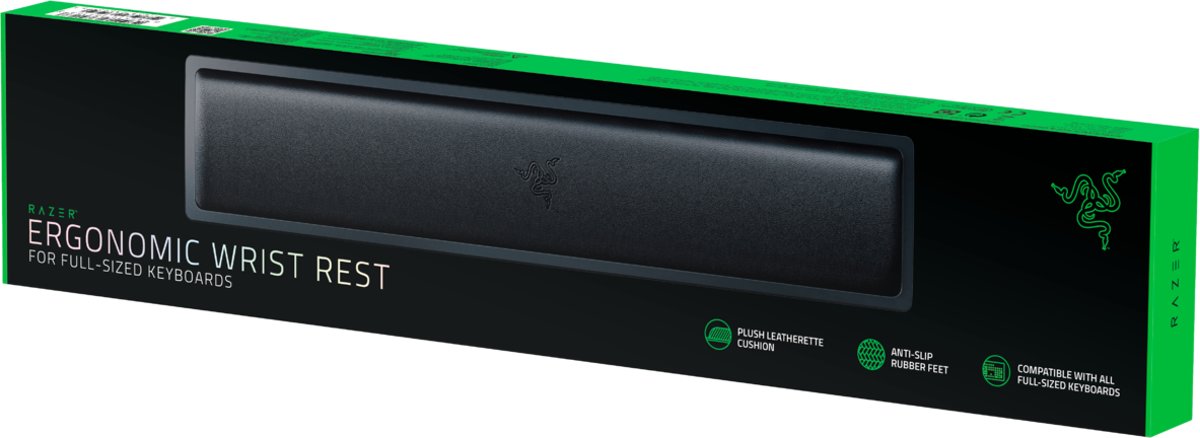 Razer Leatherette Ergonomische Polssteun - Zwart