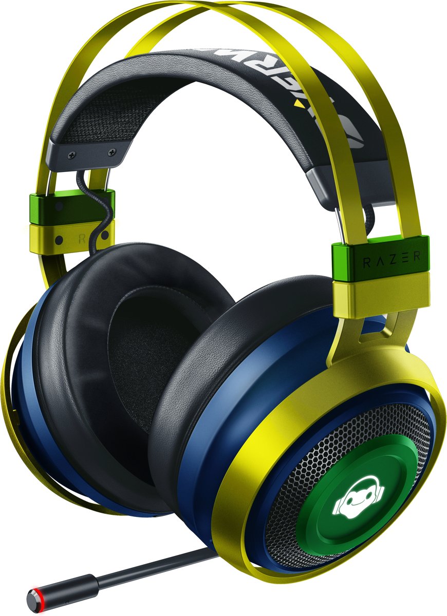 Razer Nari Ultimate Wireless Headset - Overwatch Lucio Ed.