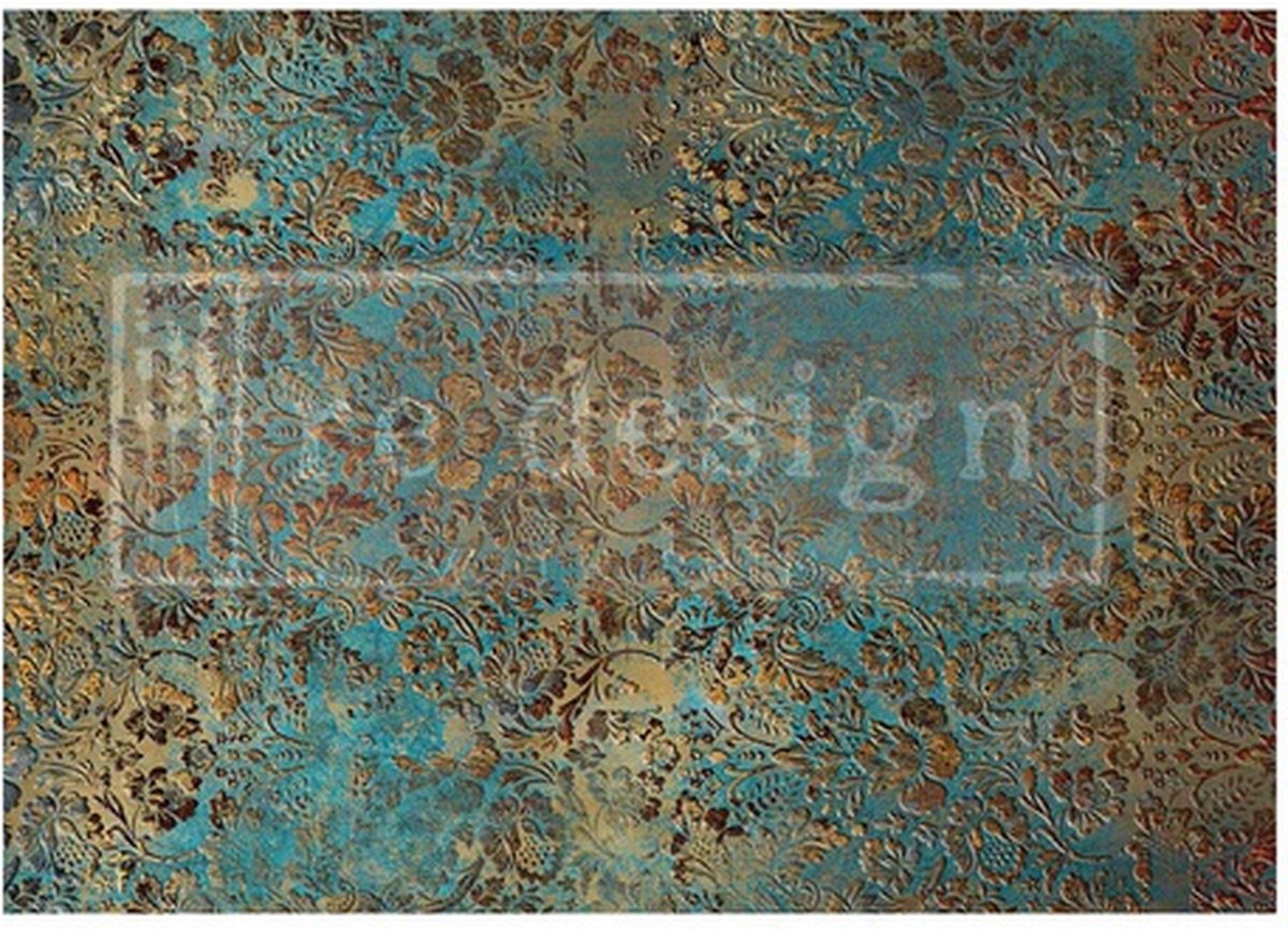 Redesign - Decoupage Fiber - A 1 - Aged Patina