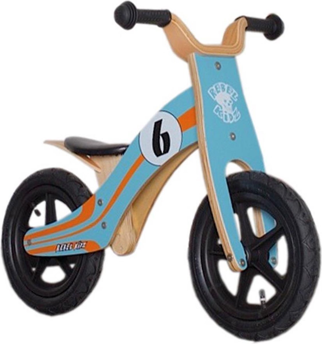 Rebel Kidz Wood Air Loopfiets 12