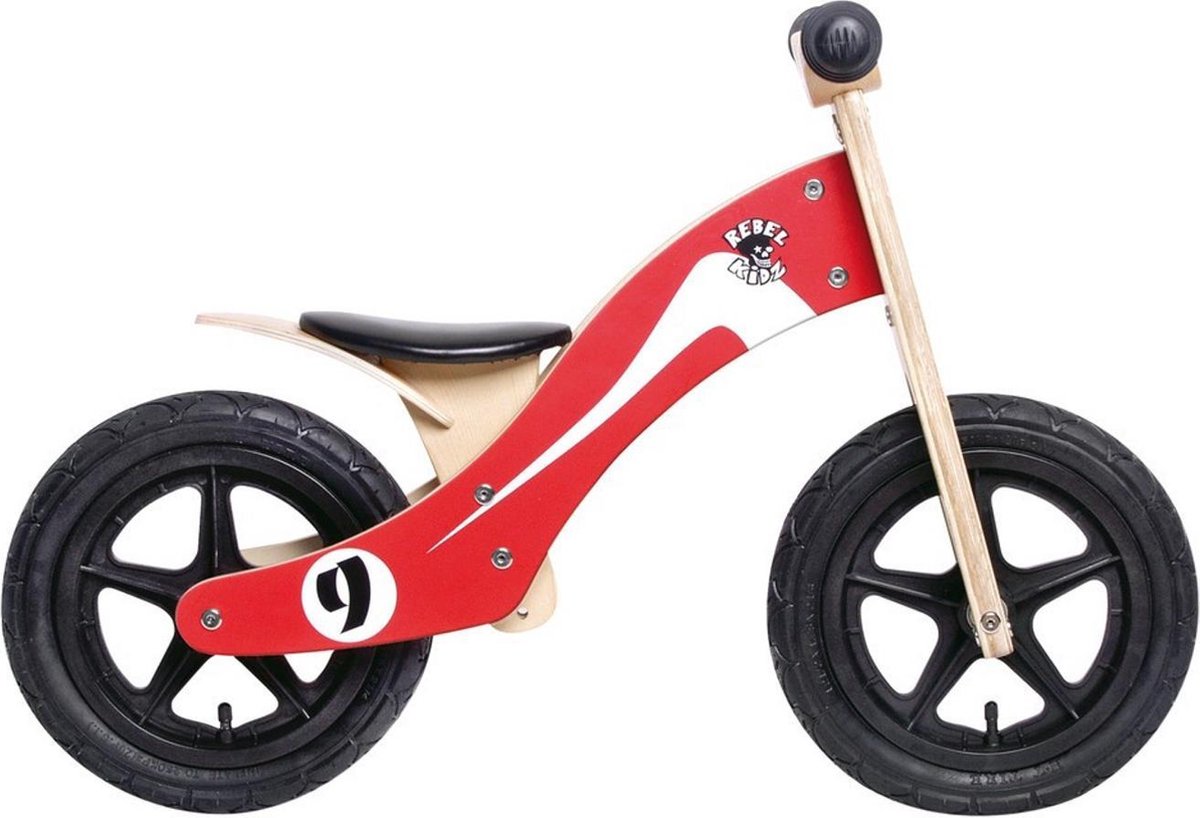 Rebel Kidz Wood Air Loopfiets 12