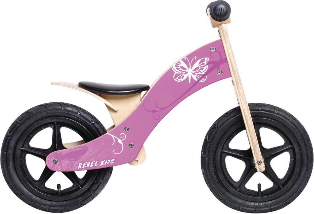 Rebel Kidz Wood Air Loopfiets 12