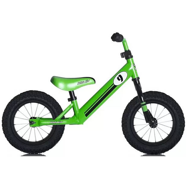 Rebel Race loopfiets 12.5 Inch Junior Groen