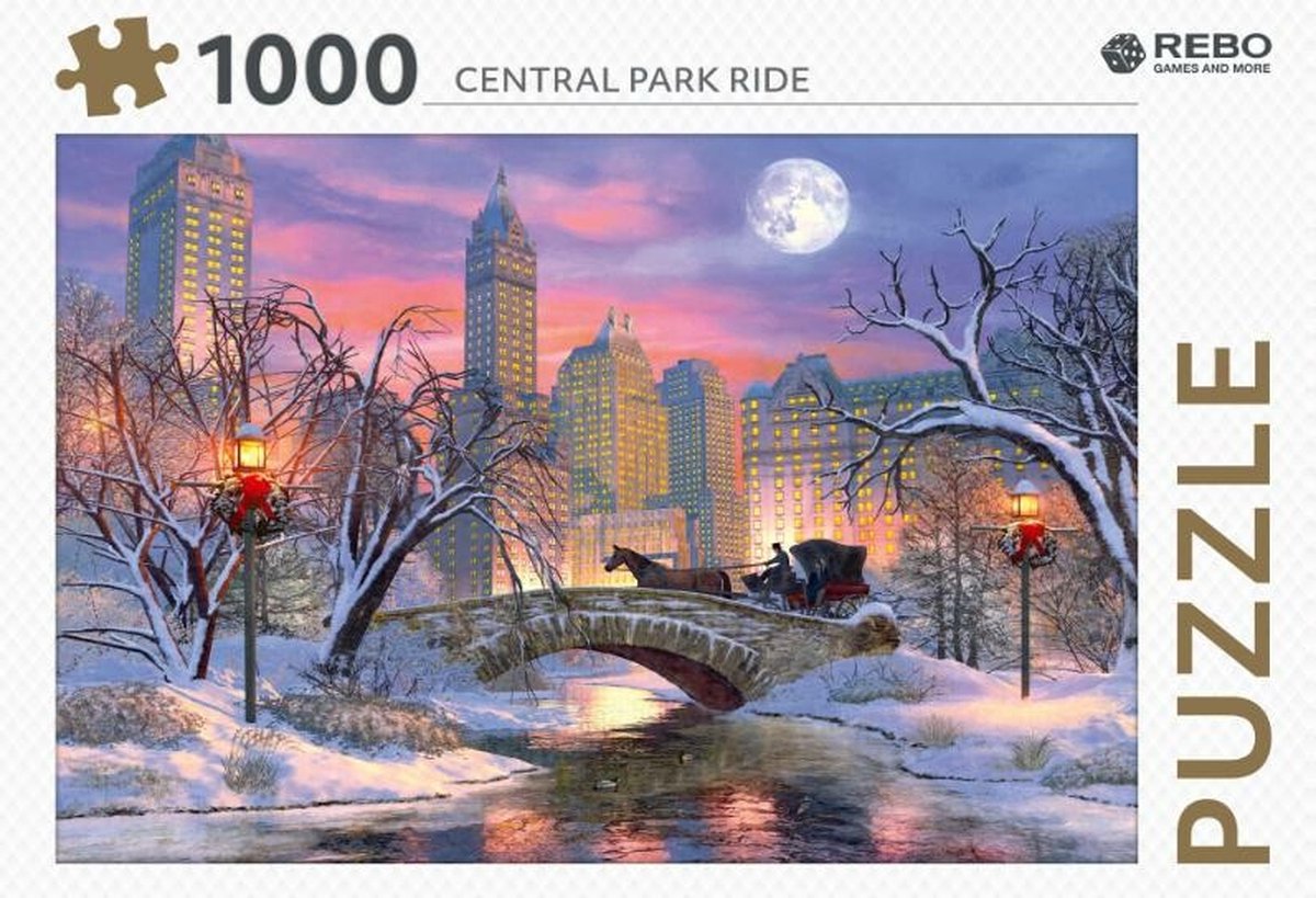 Rebo legpuzzel 1000 stukjes - Central Park ride