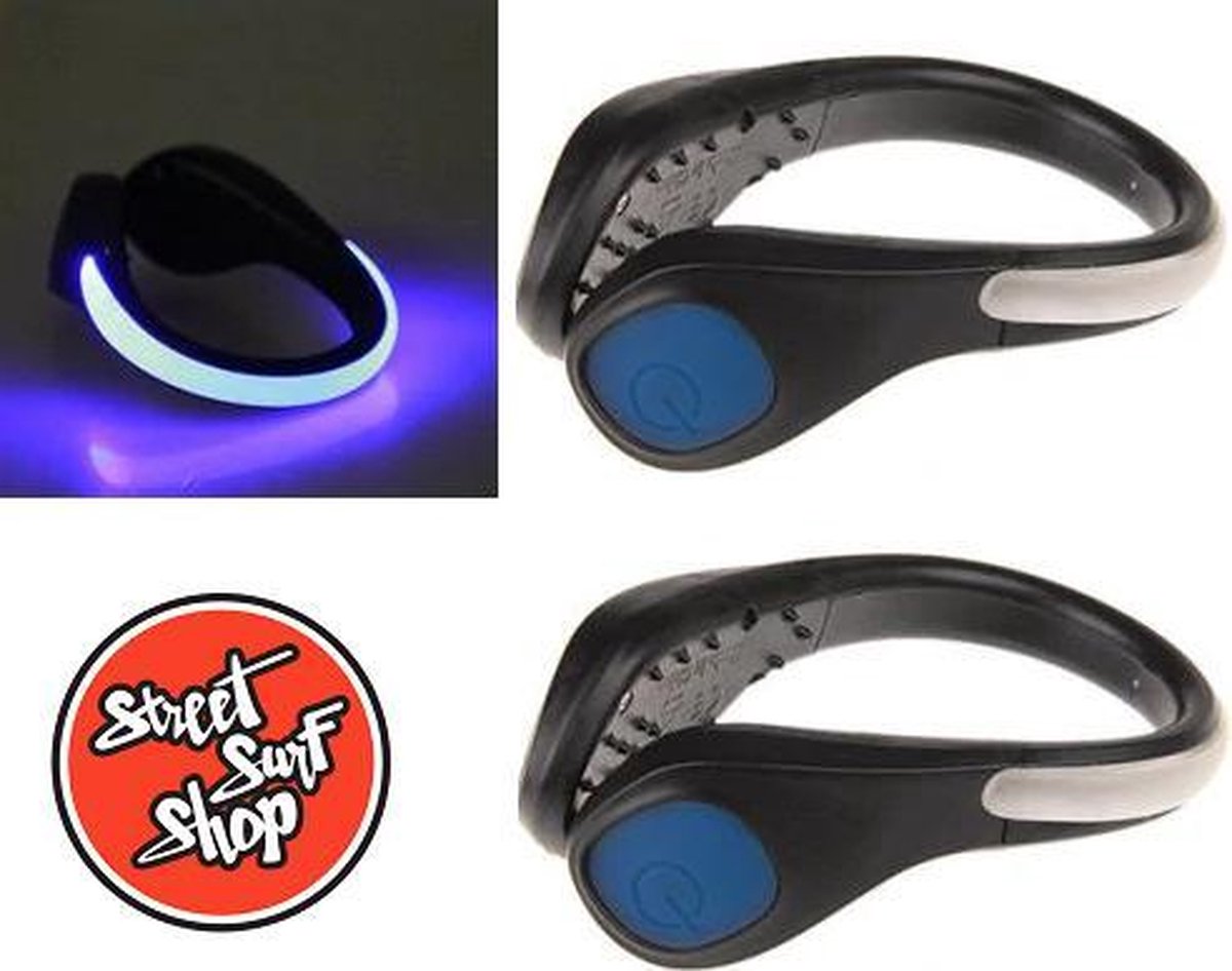 Led Shoe Clip blue (2 stuks)