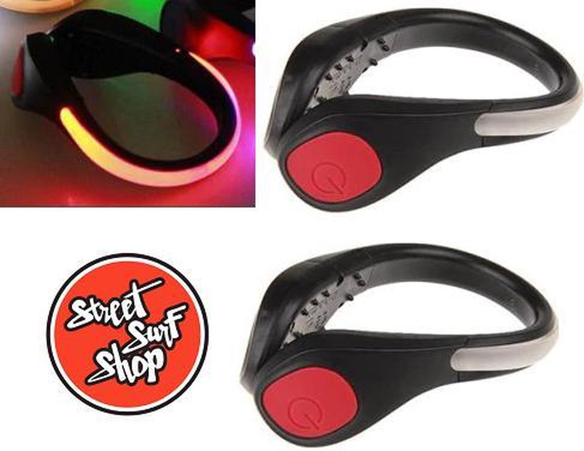 Led Shoe Clip red(2 stuks)