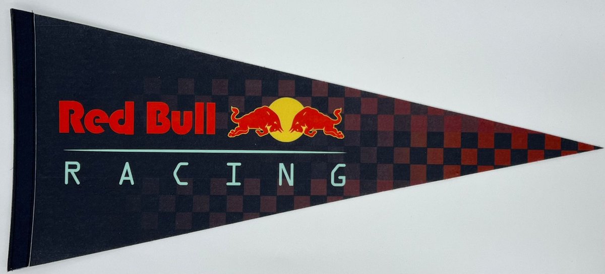   - Red bull - formule 1 - F1 - Max Verstappen - Verstappen 33 - auto - racen - Vaantje - Honda motors - Japanse motoren - Sportvaantje -   - Vlag - Pennant - 31*72 cm - Oranje - Redbull - Redbull racing - formula1 - blokvlag