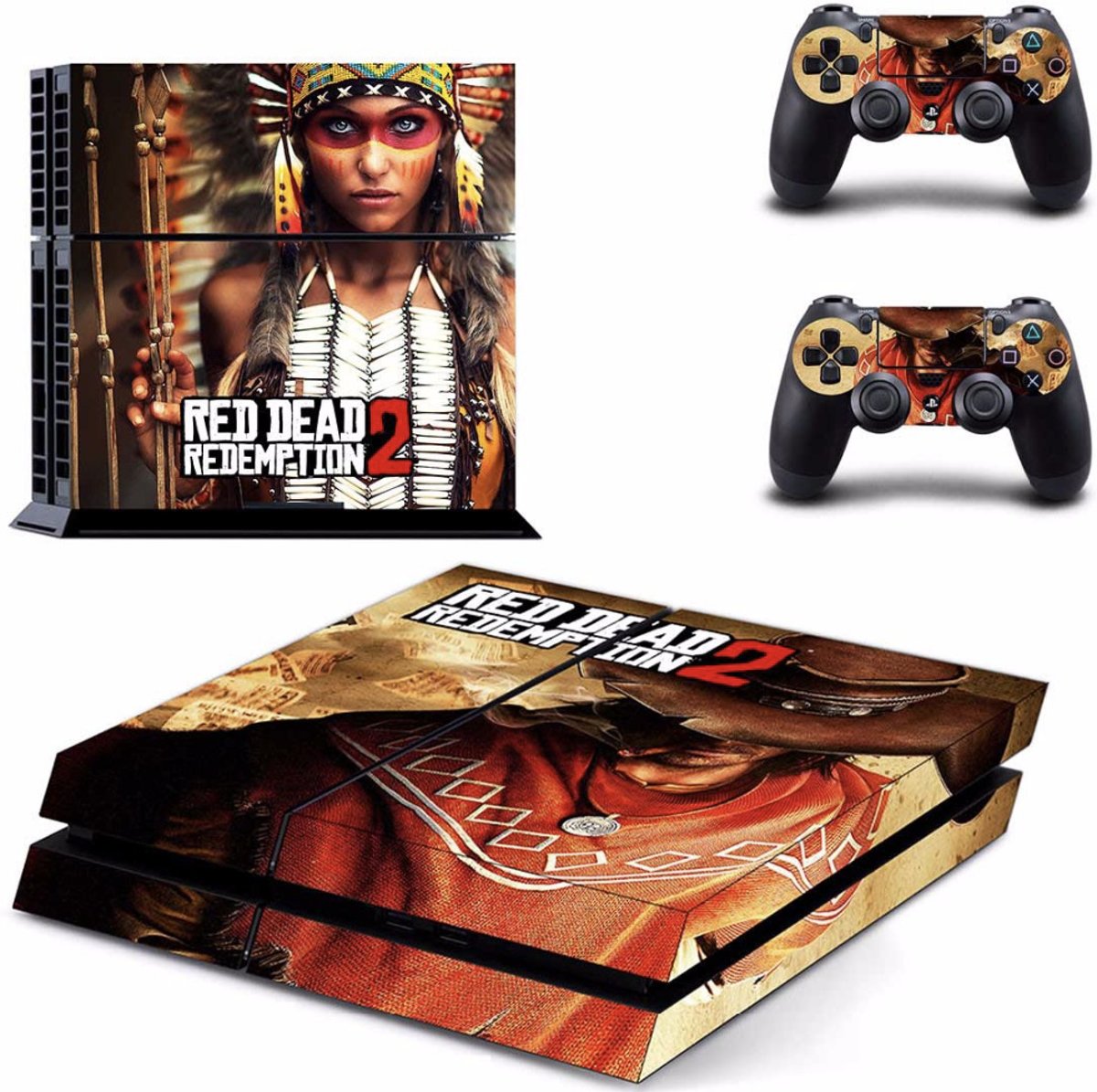 Red Dead Redemption 2 - Playstation 4 Skin Sticker