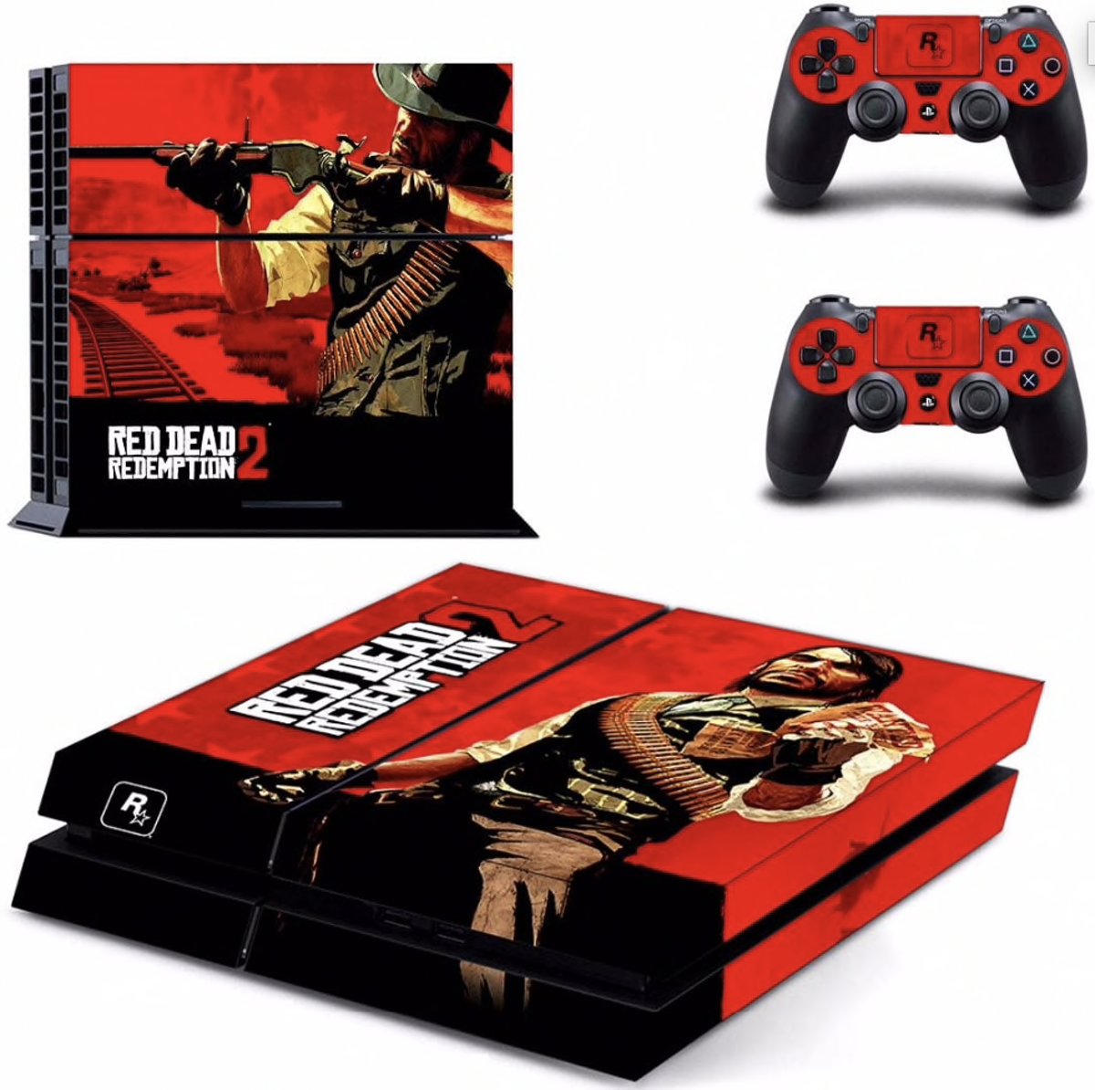 Red Dead Redemption 2 - Playstation 4 Skin Sticker