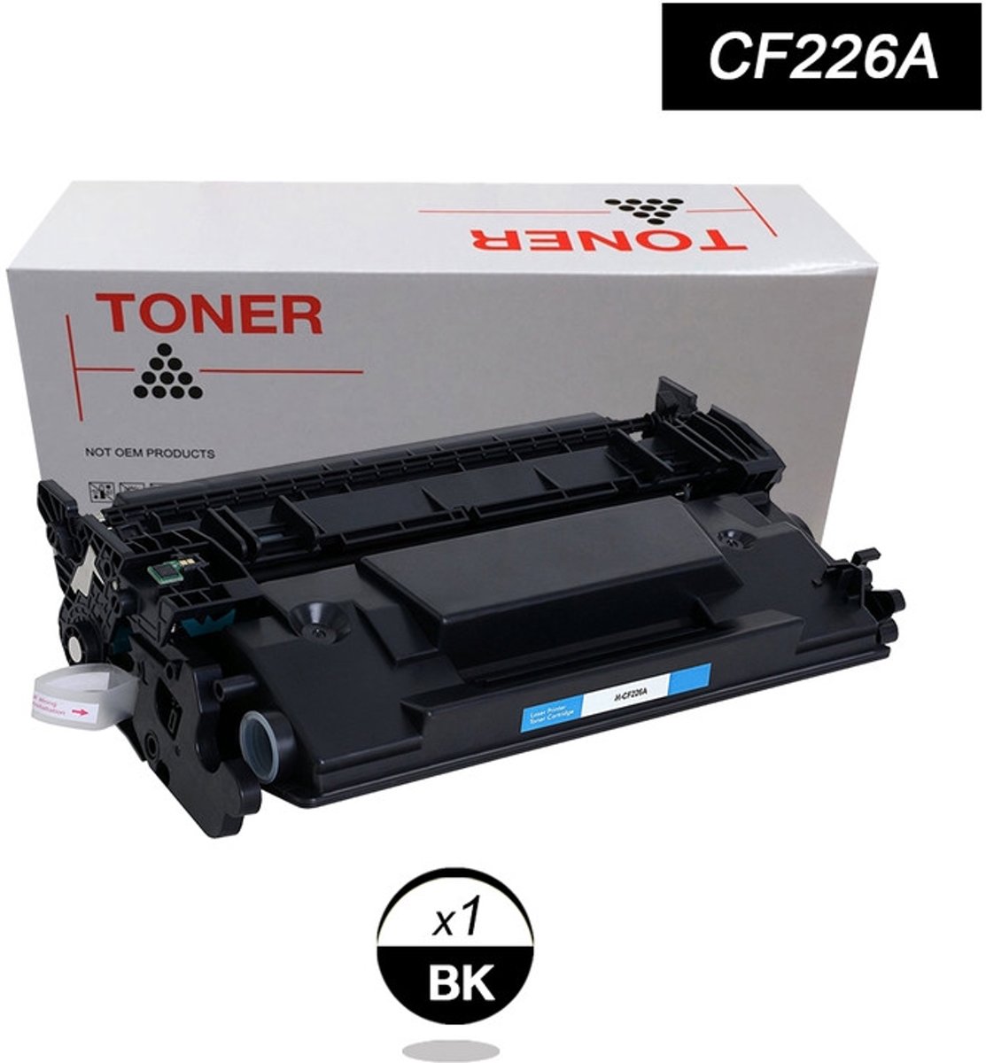 1 Compatible HP CF226A BK*1 Toner Cartridge - 1 Zwart