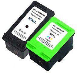 Inktcartridge / Alternatief voor de HP 350XL / 351 XL intcartridge multipack zwart+kleur Cartridge