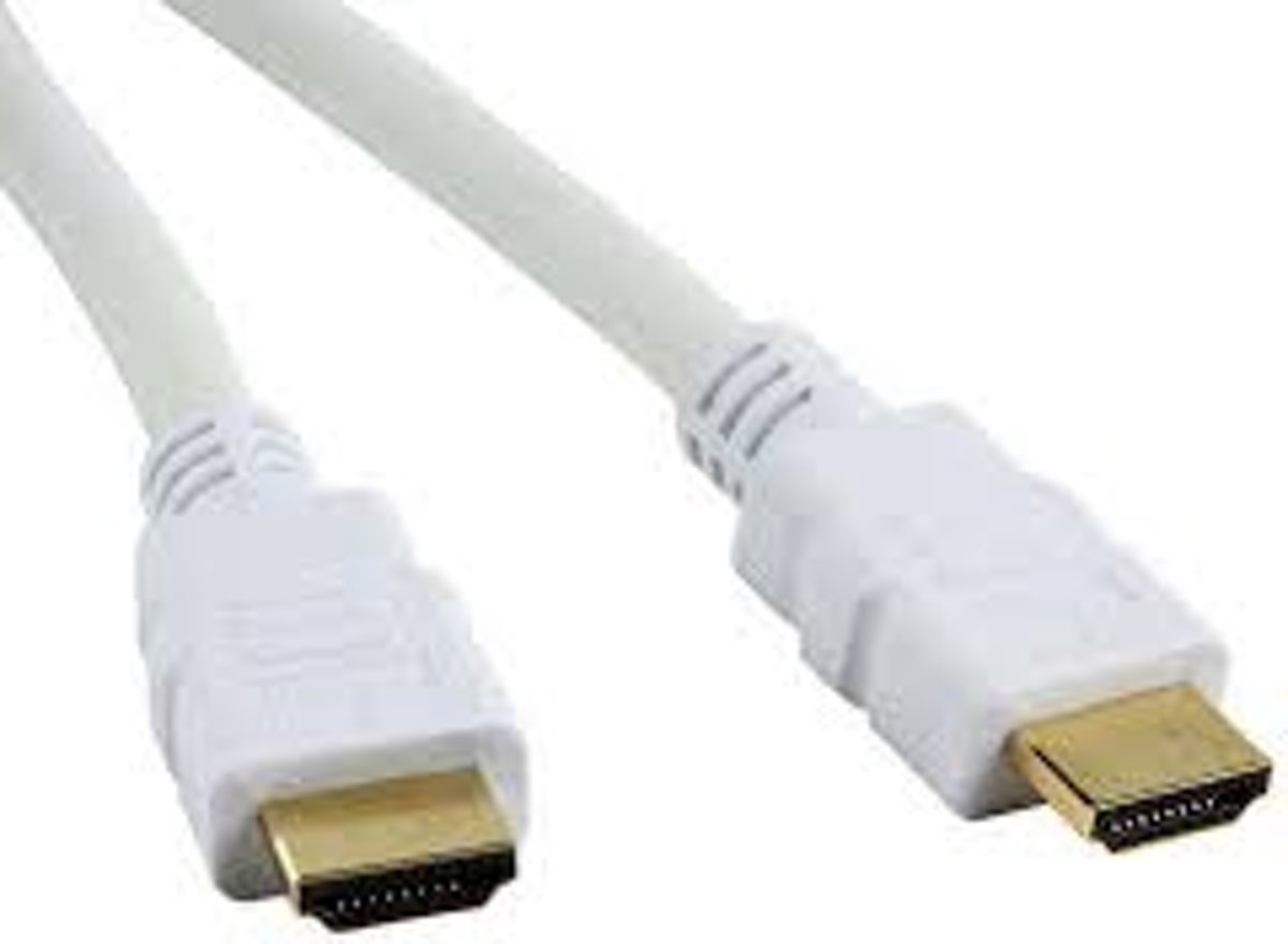 HDMI High Speed With Ethernet Kabel FULL HD (2,0 Meter) - Wit