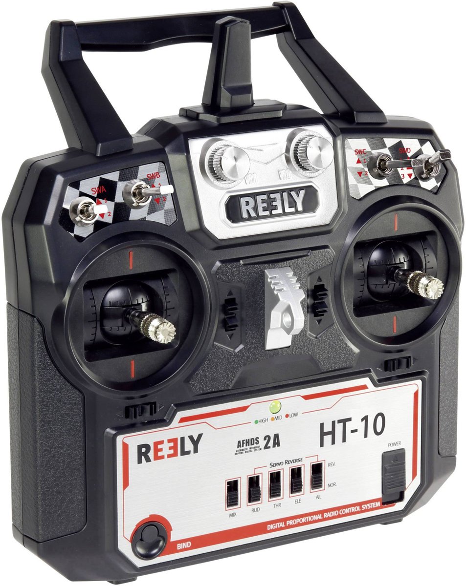 RC handzender 2,4 GHz Reely HT-10