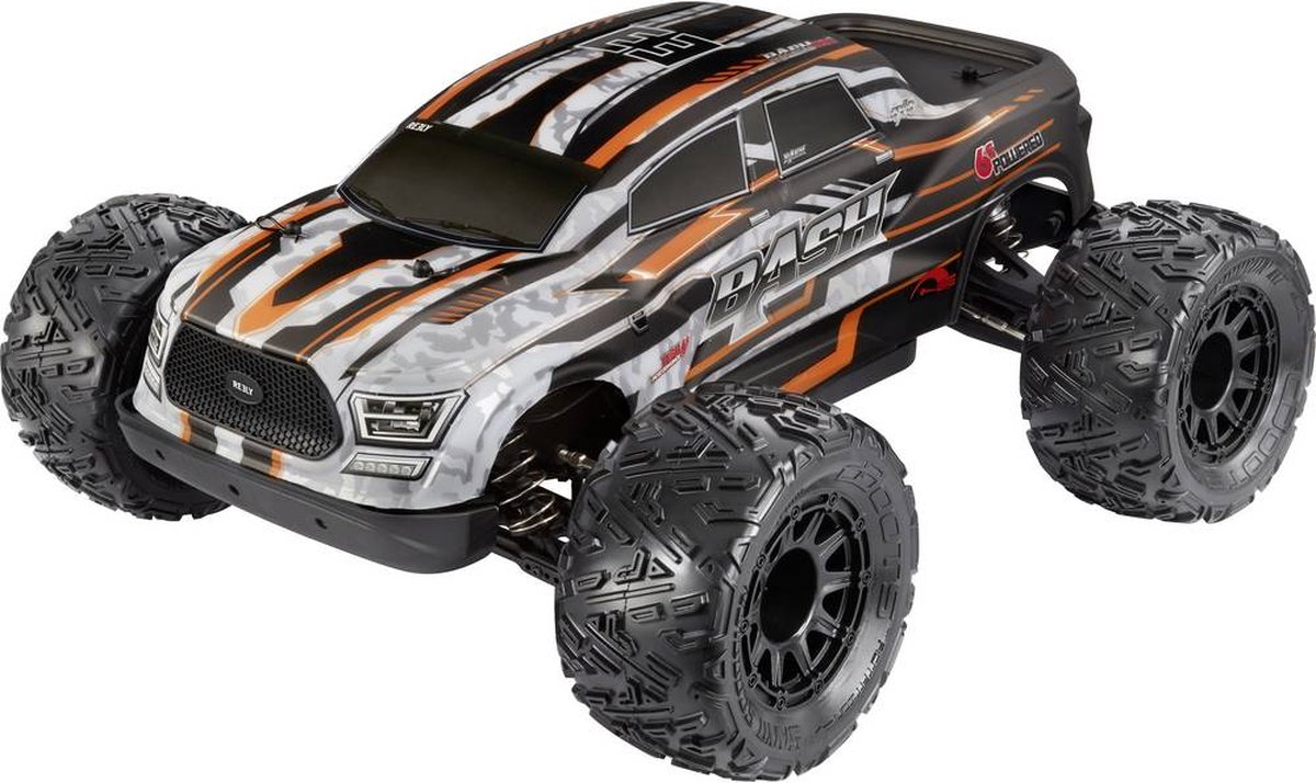 Reely Bash 6S Brushless 1:8 RC auto Elektro Monstertruck 4WD RTR 2,4 GHz