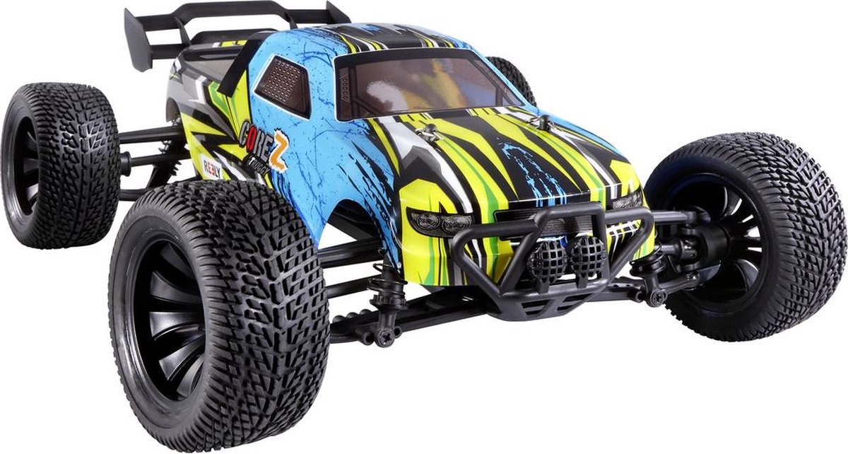 Reely Brushed 1:10 XS RC modelauto voor beginners Elektro Truggy 4WD RTR 2,4 GHz Incl. accu en laadkabel