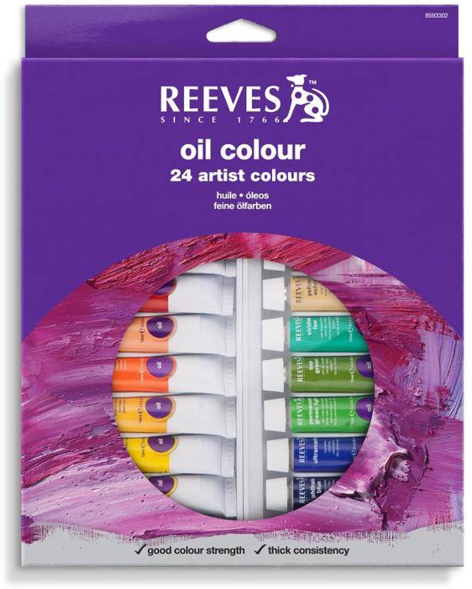 Reeves Olieverfdoos 24 tubes